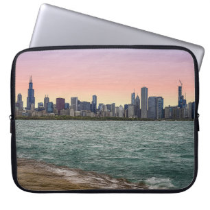 Chicago Skyline Painterly Laptopschutzhülle