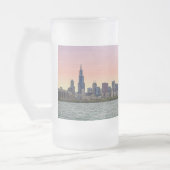 Chicago Skyline Painterly Mattierte Tasse (Links)