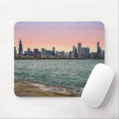 Chicago Skyline Painterly Mousepad (Mit Mouse)