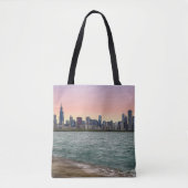 Chicago Skyline Painterly Tasche (Vorderseite)