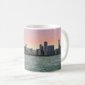 Chicago Skyline Painterly Tasse (VorderseiteRechts)