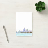 Chicago Skyline Post-it Klebezettel (Büro)