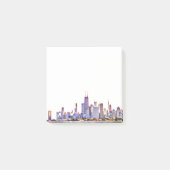 Chicago Skyline Post-it Klebezettel (Vorderseite)
