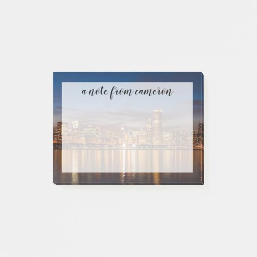 Chicago Skyline Post-it Klebezettel (Vorderseite)