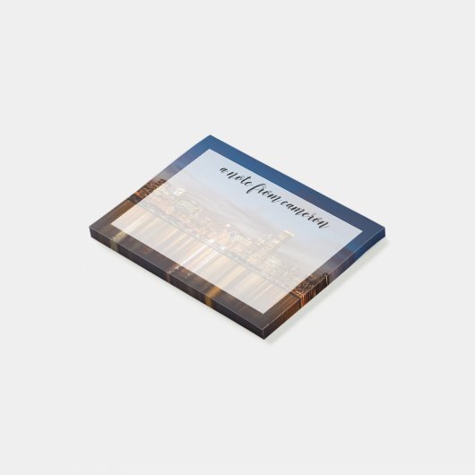 Chicago Skyline Post-it Klebezettel (angewinkelt)