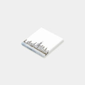 Chicago Skyline Post-it Notes Klebezettel (angewinkelt)