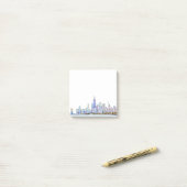 Chicago Skyline Post-it Notes Klebezettel (Auf Schreibtisch)