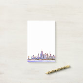 Chicago Skyline Post-it-Notes Post-it Klebezettel (Auf Schreibtisch)