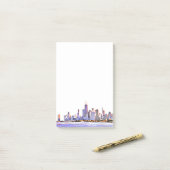 Chicago Skyline Post-it-Notes Post-it Klebezettel (Auf Schreibtisch)