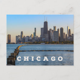 Chicago Skyline Postcard Postkarte