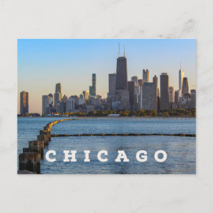 Chicago Skyline Postcard Postkarte