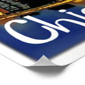 Chicago Skyline Poster (Ecke)