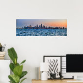 Chicago Skyline Poster (Heimbüro)
