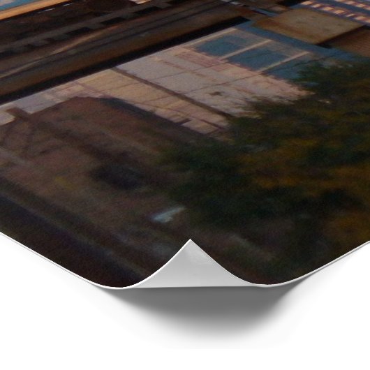 Chicago Skyline Poster (Ecke)