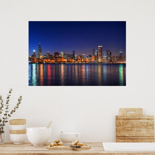CHICAGO SKYLINE POSTER (Küche)