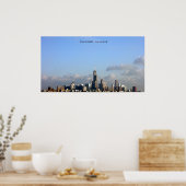 Chicago Skyline Poster (Küche)