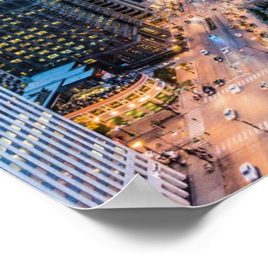 Chicago Skyline Poster (Ecke)