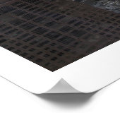 Chicago Skyline Poster (Ecke)