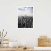 Chicago Skyline Poster (Küche)