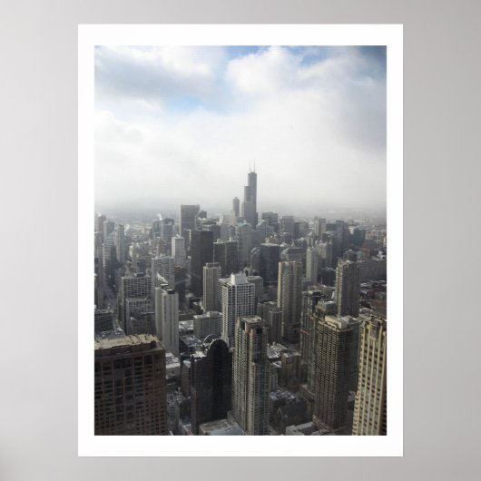 Chicago Skyline Poster (Vorne)