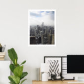 Chicago Skyline Poster (Heimbüro)