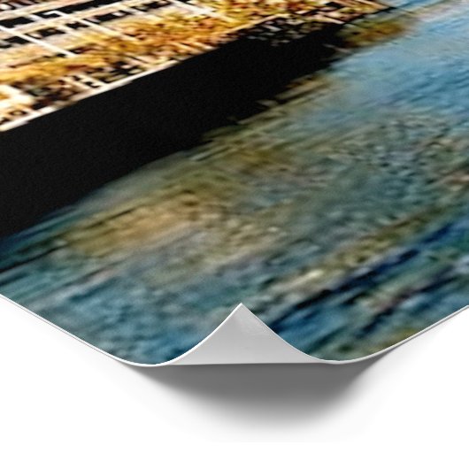 Chicago Skyline Poster (Ecke)