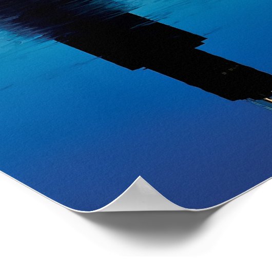 Chicago Skyline Poster (Ecke)