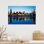 Chicago Skyline Poster (Küche)