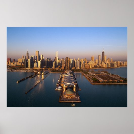 Chicago Skyline Poster (Vorne)