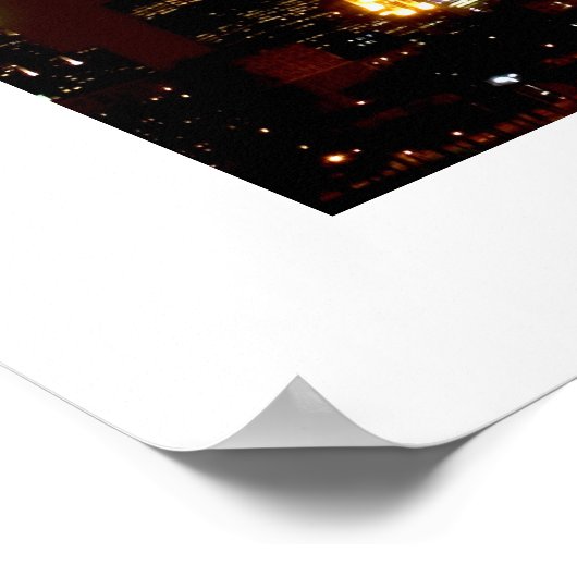 Chicago Skyline Poster (Ecke)