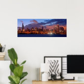 Chicago Skyline Poster (Heimbüro)