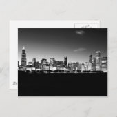 Chicago Skyline Postkarte (Vorne/Hinten)