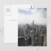 Chicago Skyline Postkarte (Vorne/Hinten)