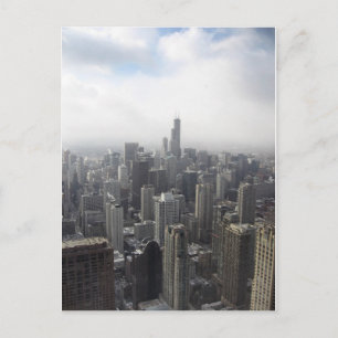 Chicago Skyline Postkarte