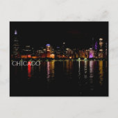 Chicago Skyline Postkarte (Vorderseite)