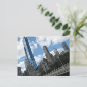 Chicago Skyline Postkarte (Stehend Vorderseite)