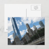 Chicago Skyline Postkarte (Vorne/Hinten)