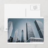 Chicago Skyline Postkarte (Vorne/Hinten)