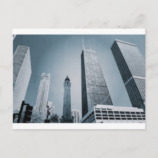 Chicago Skyline Postkarte