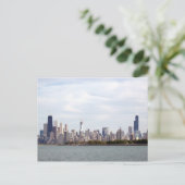 Chicago Skyline Postkarte (Stehend Vorderseite)