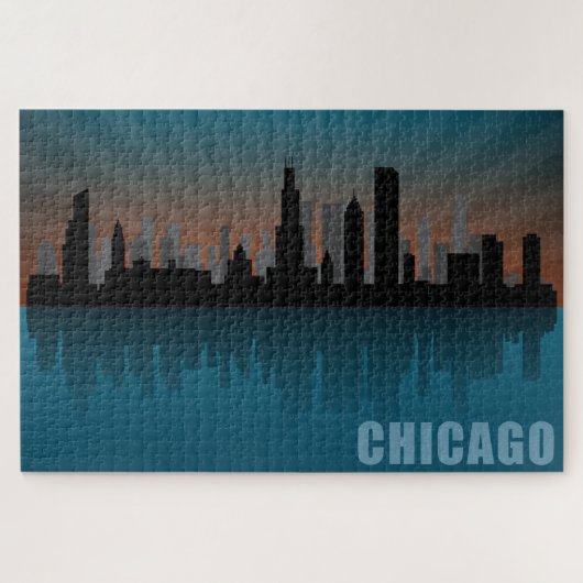Chicago Skyline Puzzle (Horizontal)