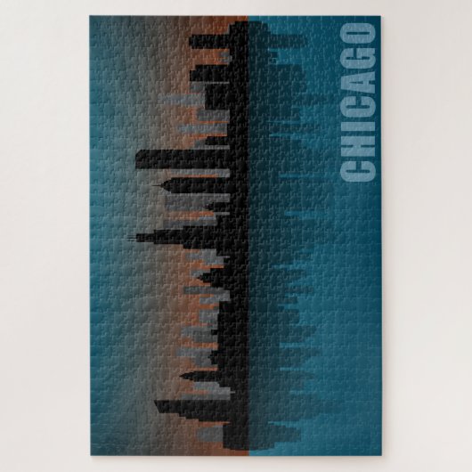 Chicago Skyline Puzzle (Vertikal)