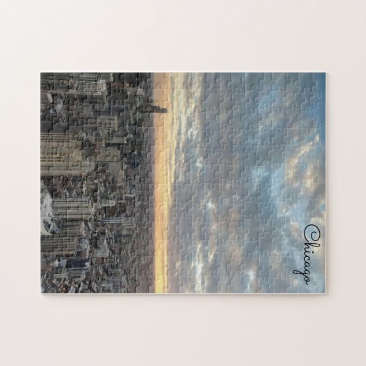 Chicago-Skyline Puzzle (Horizontal)