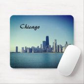 Chicago Skyline Recoleta Filter Mousepad (Mit Mouse)