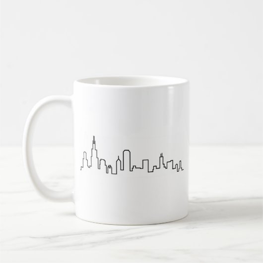Chicago-Skyline-Reihe Kaffeetasse (Links)