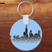 CHICAGO-Skyline Schlüsselanhänger (Vorderseite)