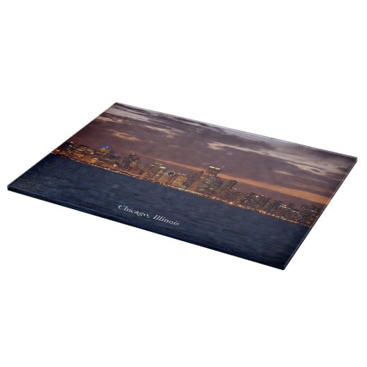 Chicago Skyline-Schnittplatine Schneidebrett (Ecke)