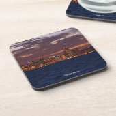 Chicago Skyline Set von 6 Untersetzer aus Kunststo (Linke Seite)