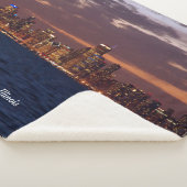 Chicago Skyline Sherpa-Decke Sherpadecke (3/4)