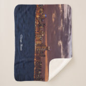 Chicago Skyline Sherpa-Decke Sherpadecke (Vorderseite)